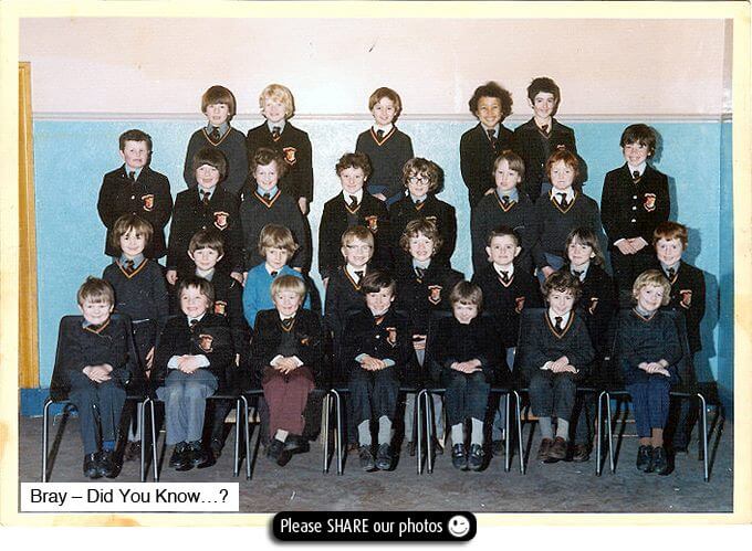 Mrs. Moore 1st class at Presentation College - 1973:74. (Image courtesy Seamus Duggan).